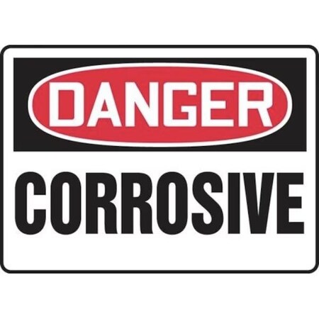 Accuform OSHA DANGER SAFETY SIGN CORROSIVE FRMCHL221VA FRMCHL221VA